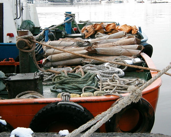 And huge piles of rope!