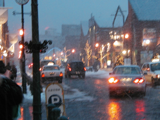 And then it snowed.